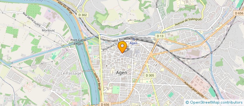 localisation de l'entreprise LA RESERVA  AGEN