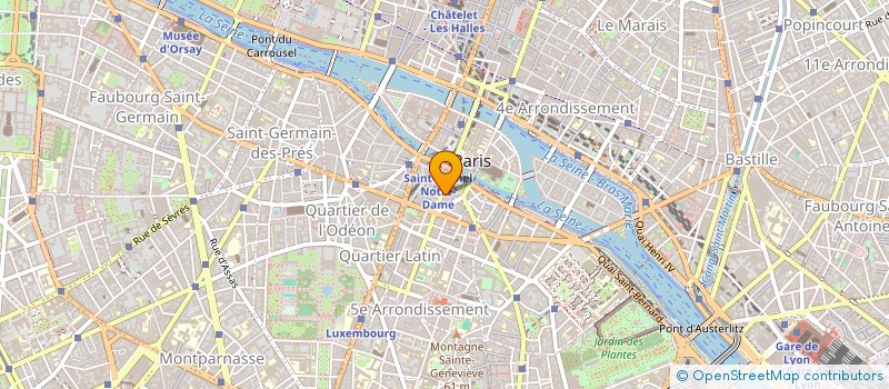 localisation de l'entreprise LA RESERVE à PARIS