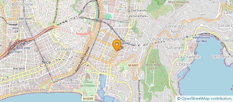 localisation de l'entreprise LA RESERVE à NICE
