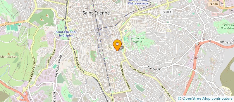 localisation de l'entreprise LA RESERVE  SAINT-ETIENNE