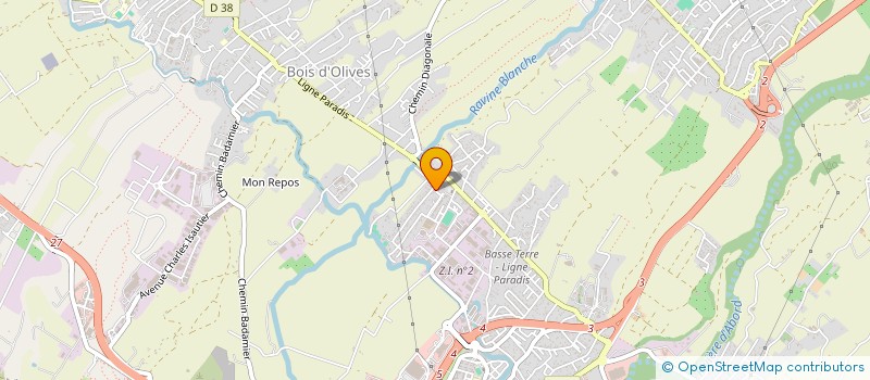 localisation de l'entreprise LA RESERVE à SAINT-PIERRE