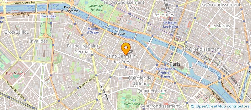 localisation de l'entreprise LA RESERVE à PARIS