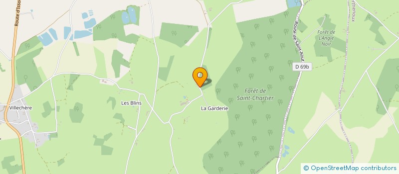localisation de l'entreprise LA RESERVE à SAINT-CHARTIER