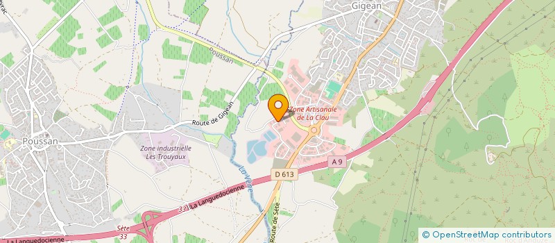 localisation de l'entreprise LA RESERVE  GIGEAN