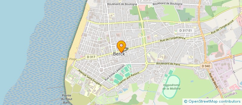 localisation de l'entreprise LA RESERVE à BERCK