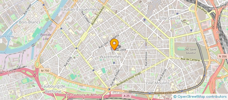 localisation de l'entreprise LA RESERVE à LILLE