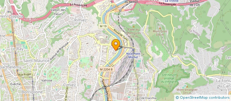 localisation de l'entreprise LA RESERVE BF à NICE