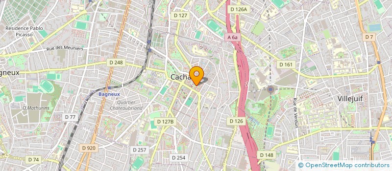 localisation de l'entreprise LA RESERVE DE FRED à CACHAN