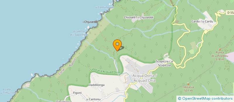 localisation de l'entreprise LA RESERVE DE SAPARELLA à COTI-CHIAVARI