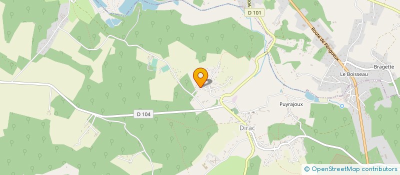 localisation de l'entreprise LA RESERVE DU C  DIRAC