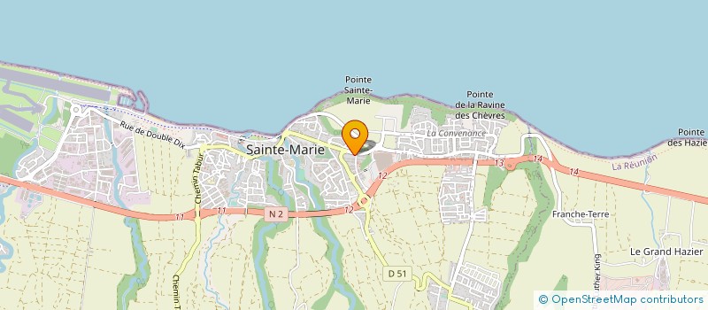 localisation de l'entreprise LA RESERVE EN MOUVEMENT à SAINTE-MARIE