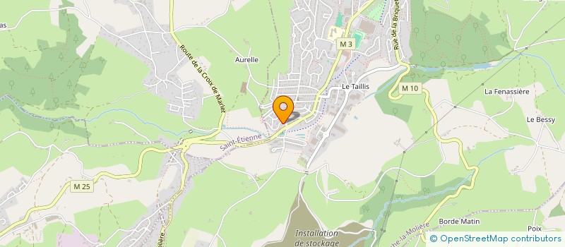 localisation de l'entreprise LA RESERVE PRO  ROCHE-LA-MOLIERE