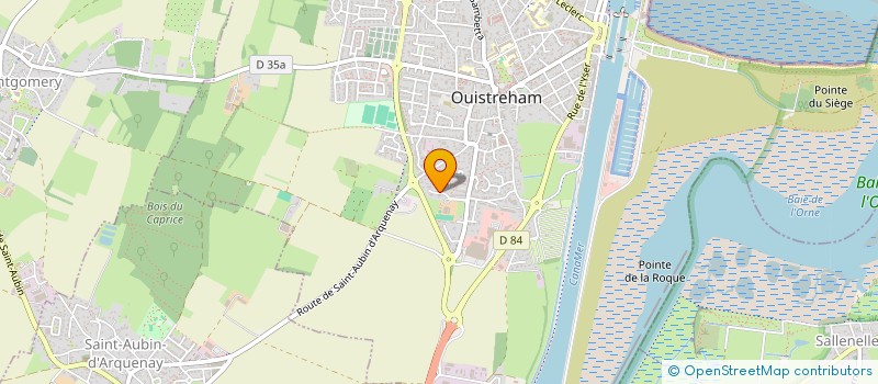 localisation de l'entreprise LA RESIDENCE à OUISTREHAM
