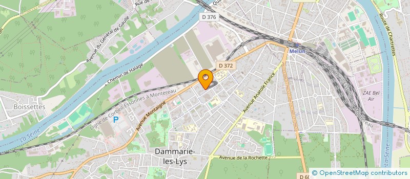 localisation de l'entreprise LA RESIDENCE à DAMMARIE-LES-LYS