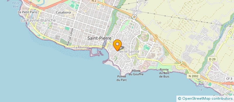 localisation de l'entreprise LA RESIDENCE à SAINT-PIERRE