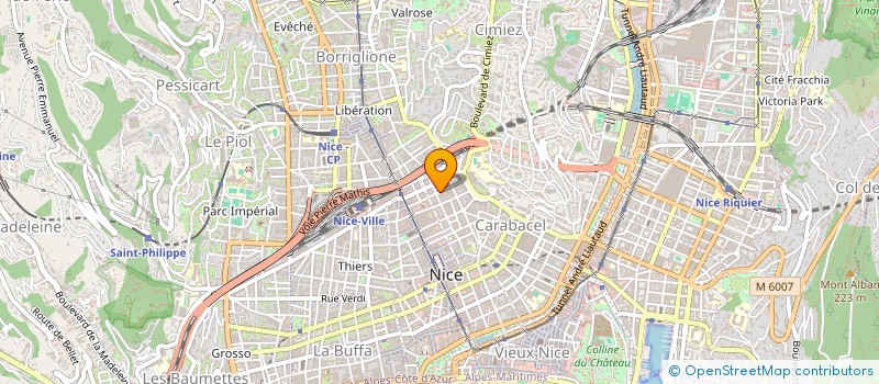 localisation de l'entreprise LA RESIDENCE  NICE