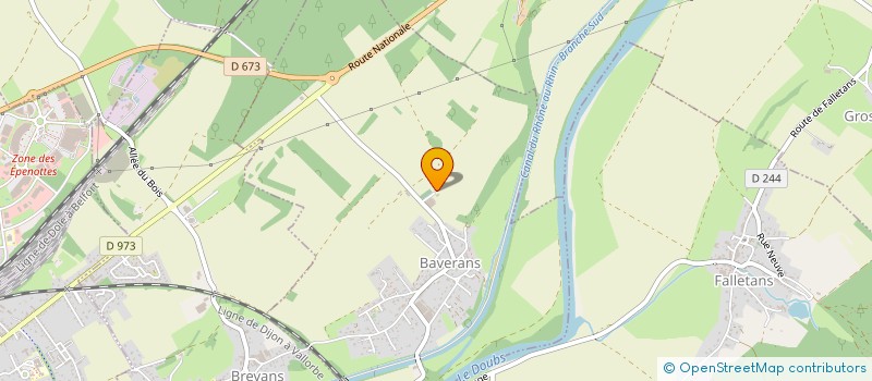 localisation de l'entreprise LA RESIDENCE  BAVERANS