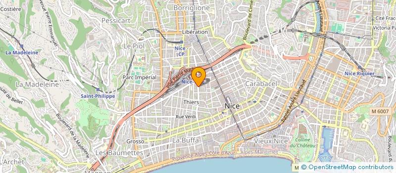 localisation de l'entreprise LA RESIDENCE à NICE