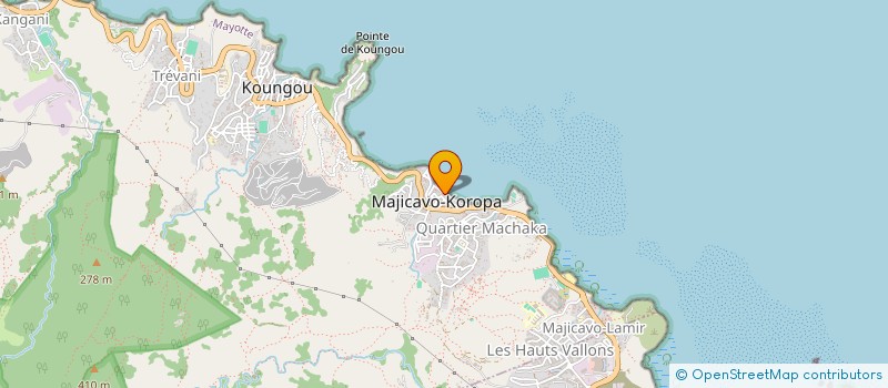 localisation de l'entreprise LA RESIDENCE à MAMOUDZOU
