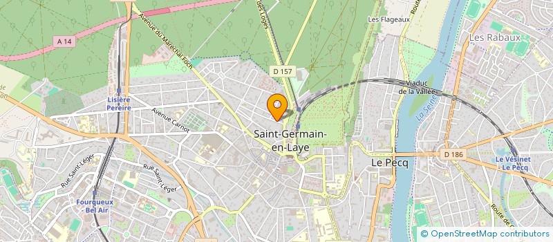 localisation de l'entreprise LA RESIDENCE à SAINT-GERMAIN-EN-LAYE