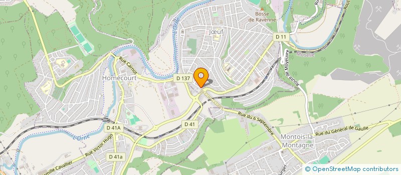 localisation de l'entreprise LA RESIDENCE  JUF