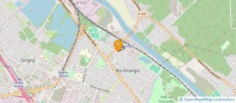 localisation de l'entreprise LA RESIDENCE à RIS-ORANGIS