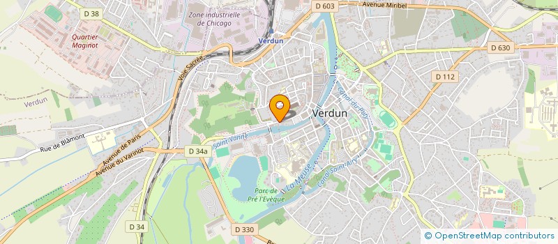 localisation de l'entreprise LA RESIDENCE à VERDUN