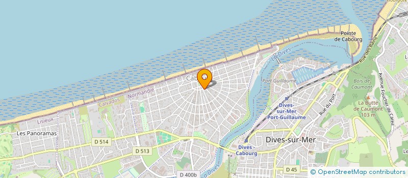 localisation de l'entreprise LA RESIDENCE DE CHATOU  CABOURG