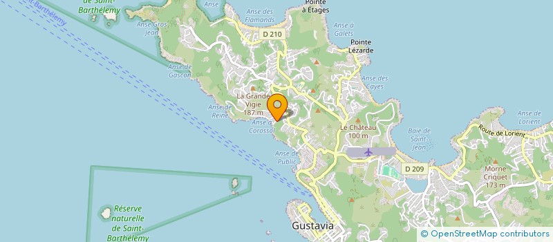 localisation de l'entreprise LA RESIDENCE DE L'ETOILE à SAINT BARTHELEMY
