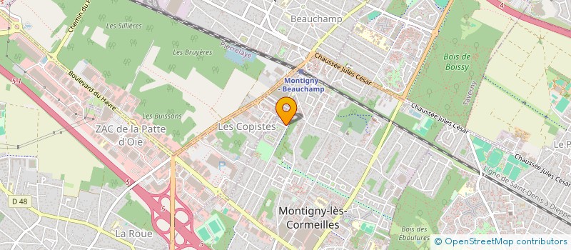 localisation de l'entreprise LA RESIDENCE DE MONTMORENCY  MONTIGNY-LES-CORMEILLES