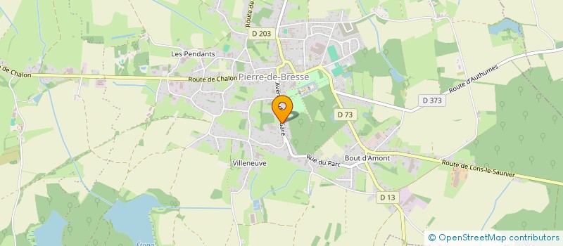 localisation de l'entreprise LA RESIDENCE DES ACACIAS à PIERRE-DE-BRESSE