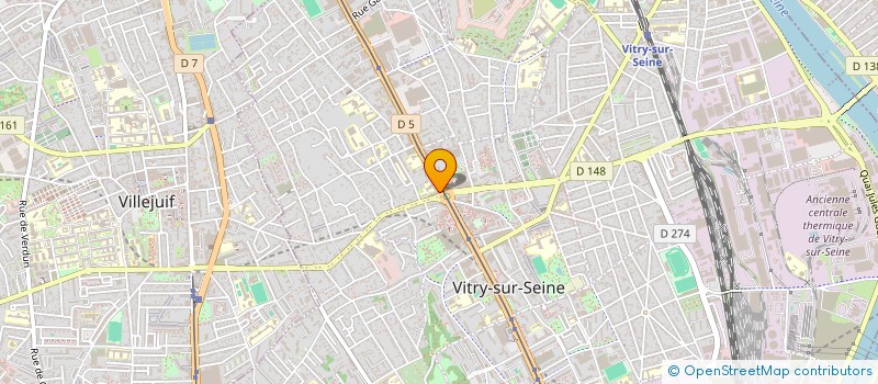 localisation de l'entreprise LA RESIDENCE DES ARTS à VITRY-SUR-SEINE