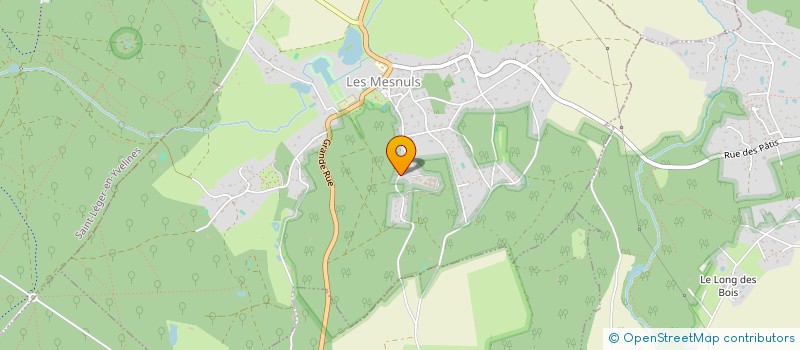 localisation de l'entreprise LA RESIDENCE DES CHARMILLES  LES MESNULS