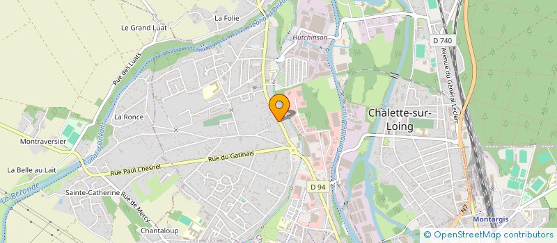 localisation de l'entreprise LA RESIDENCE DES SABLONS à CHALETTE-SUR-LOING