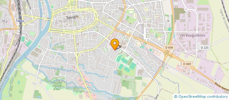localisation de l'entreprise LA RESIDENCE DES SENONS à SENS