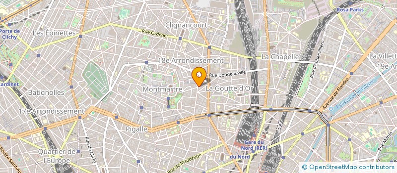 localisation de l'entreprise LA RESIDENCE DU CHATEAU  PARIS