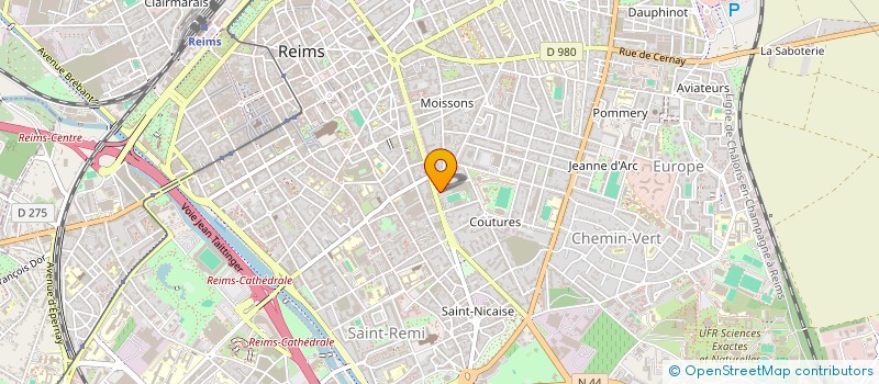 localisation de l'entreprise LA RESIDENCE DU CHATEAU DE PIERRY  REIMS
