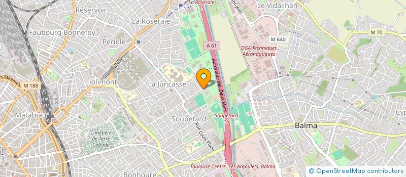 localisation de l'entreprise LA RESIDENCE DU HERRE à TOULOUSE