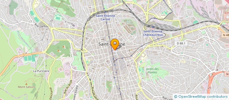 localisation de l'entreprise LA RESIDENCE DU PALAIS  SAINT-ETIENNE