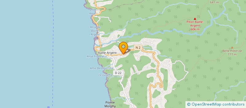 localisation de l'entreprise LA RESIDENCE HOTELIERE DE PETITE ANSE à POINTE-NOIRE