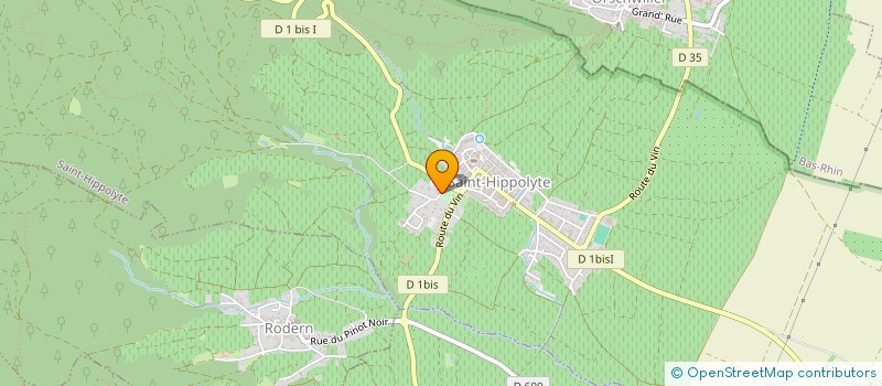 localisation de l'entreprise LA RESIDENCE JCK à SAINT-HIPPOLYTE