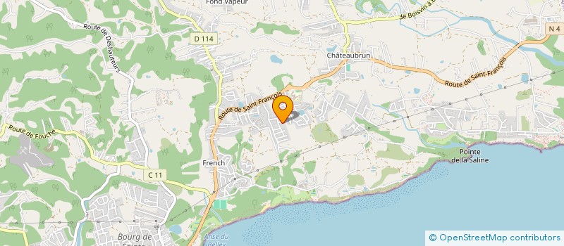 localisation de l'entreprise LA RESIDENCE LES GALLETS  SAINTE-ANNE