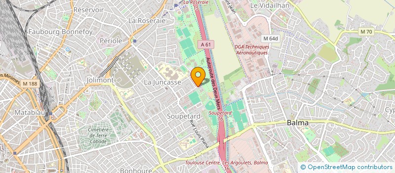 localisation de l'entreprise LA RESIDENCE LES VILLAGEOISES à TOULOUSE