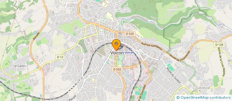 localisation de l'entreprise LA RESIDENCE RAVAT SOC IMMOB à VOIRON