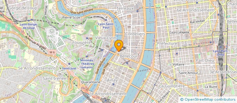 localisation de l'entreprise LA RESIDENCE SECONDAIRE à LYON