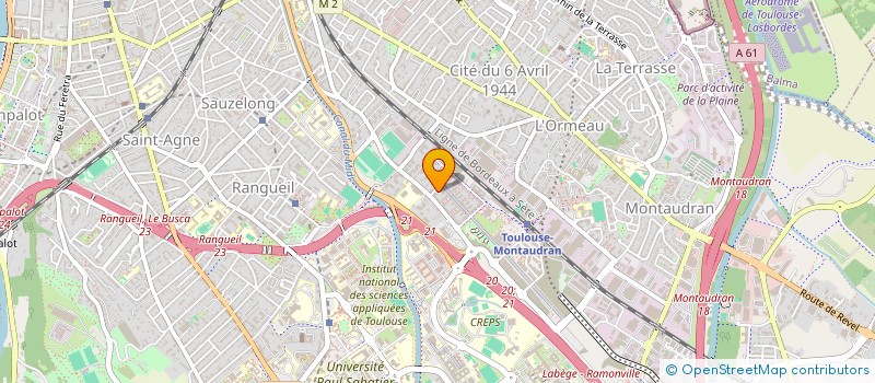 localisation de l'entreprise LA RESILIENCE à TOULOUSE