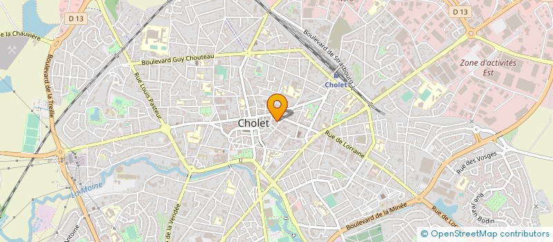 localisation de l'entreprise LA RESISTANCIA à CHOLET