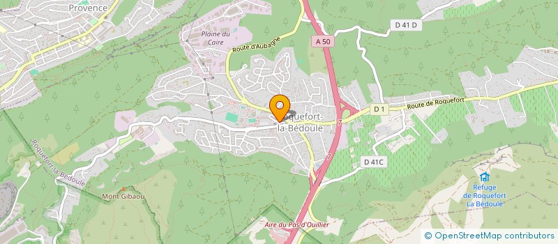 localisation de l'entreprise LA RESPELIDO BEDOULENCO  ROQUEFORT-LA-BEDOULE