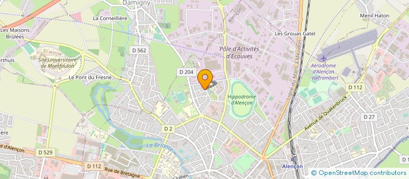 localisation de l'entreprise LA RESSOURCE ET L ENVIE à ALENCON