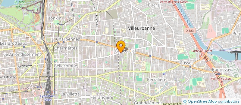 localisation de l'entreprise LA RESSOURCE HUMAINE  VILLEURBANNE